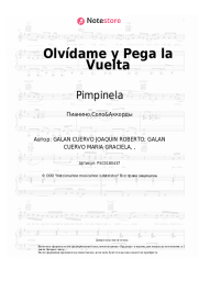 Ноты, аккорды Pimpinela - Olvídame y Pega la Vuelta