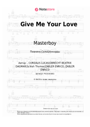 undefined Masterboy - Give Me Your Love