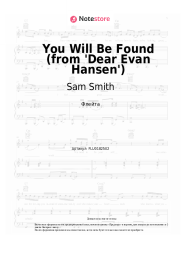 Ноты, аккорды Sam Smith, Summer Walker - You Will Be Found (from 'Dear Evan Hansen')