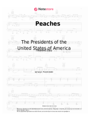 Ноты, аккорды The Presidents of the United States of America - Peaches