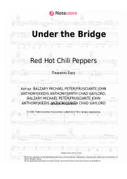 undefined Red Hot Chili Peppers - Under the Bridge