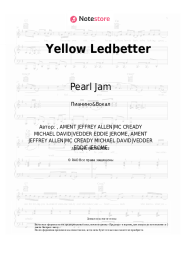 undefined Pearl Jam - Yellow Ledbetter