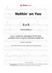 undefined B.o.B, Bruno Mars - Nothin' on You