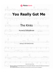 Ноты, аккорды The Kinks - You Really Got Me	