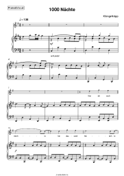 Ноты, аккорды Klüngelköpp - 1000 Nächte