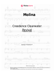 Ноты, аккорды Creedence Clearwater Revival - Molina