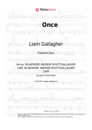 Ноты, аккорды Liam Gallagher - Once