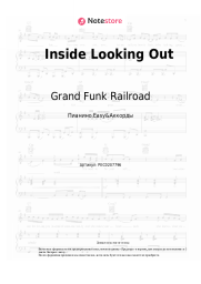 Ноты, аккорды Grand Funk Railroad - Inside Looking Out