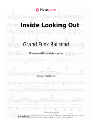 Ноты, аккорды Grand Funk Railroad - Inside Looking Out
