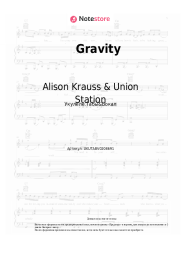 Ноты, аккорды Alison Krauss & Union Station, Robert Lee Castleman - Gravity