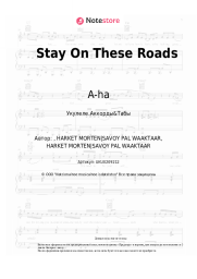 undefined A-ha - Stay On These Roads