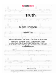 Ноты, аккорды Mark Ronson, Alicia Keys, The Last Artful, Dodgr - Truth