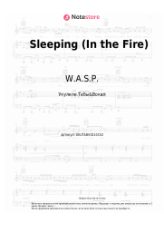 undefined W.A.S.P. - Sleeping (In the Fire)