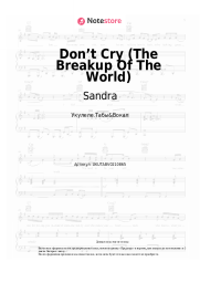 undefined Sandra - Don’t Cry (The Breakup Of The World)