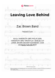 undefined Zac Brown Band - Leaving Love Behind