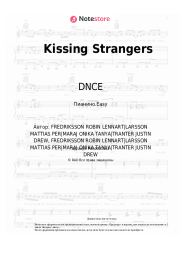 Ноты, аккорды DNCE, Nicki Minaj - Kissing Strangers