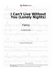 undefined Fancy -  I Can’t Live Without You (Lonely Nights)