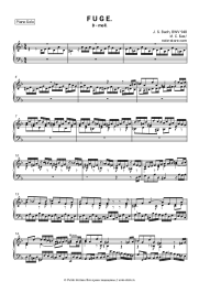 undefined Иоганн Себастьян Бах - Фуга ре минор, BWV 948