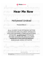 Ноты, аккорды Hollywood Undead - Hear Me Now