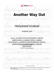 Ноты, аккорды Hollywood Undead - Another Way Out