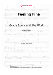 Ноты, аккорды Grady Spencer & the Work - Feeling Fine