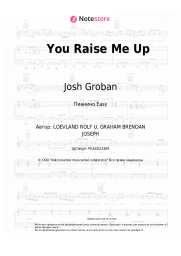 Ноты, аккорды Josh Groban - You Raise Me Up