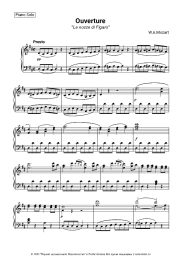 Ноты, аккорды Вольфганг Амадей Моцарт - Le nozze di Figaro, K. 492, Overture
