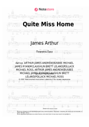 undefined James Arthur - Quite Miss Home