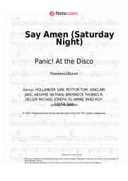 undefined Panic! At the Disco - Say Amen (Saturday Night)
