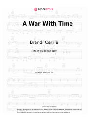 Ноты, аккорды Brandi Carlile - A War With Time