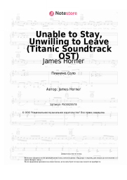 undefined James Horner - Unable to Stay, Unwilling to Leave (Titanic Soundtrack OST)