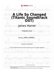 undefined James Horner - A Life So Changed (Titanic Soundtrack OST)