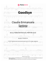 Ноты, аккорды Claudia Emmanuela Santoso, Alice Merton - Goodbye