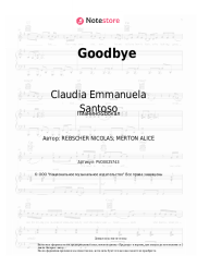 Ноты, аккорды Claudia Emmanuela Santoso, Alice Merton - Goodbye