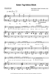 Ноты, аккорды Max Raabe, Palast Orchester, LEA - Guten Tag, liebes Glück