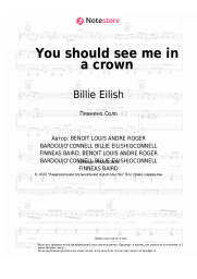 undefined Billie Eilish - You should see me in a crown