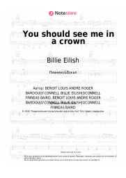 undefined Billie Eilish - You should see me in a crown