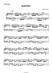 Ноты, аккорды Dolly Parton - Butterflies 