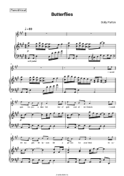Ноты, аккорды Dolly Parton - Butterflies 