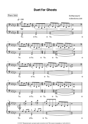 Ноты, аккорды Ed Harcourt - Duet For Ghosts