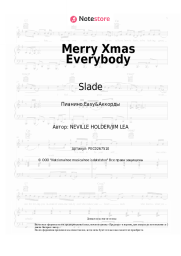 Ноты, аккорды Slade - Merry Xmas Everybody