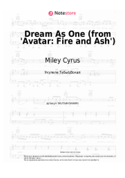 undefined Miley Cyrus - Dream As One (from 'Avatar: Fire and Ash')