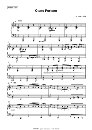 Ноты, аккорды Астор Пьяццолла - Otono Porteno