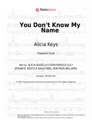 undefined Alicia Keys - You Don't Know My Name