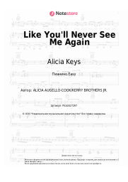 undefined Alicia Keys - Like You'll Never See Me Again