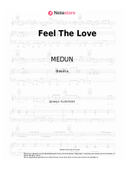 Ноты, аккорды MEDUN, Bryn Christopher, Toby Gad - Feel The Love