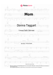 Ноты, аккорды Donna Taggart - Mom