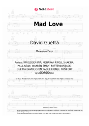 Ноты, аккорды David Guetta, Becky G, Sean Paul - Mad Love