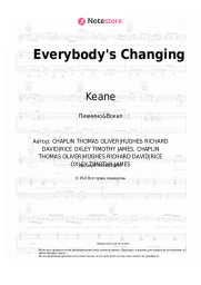Ноты, аккорды Keane - Everybody's Changing