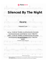 Ноты, аккорды Keane - Silenced By The Night